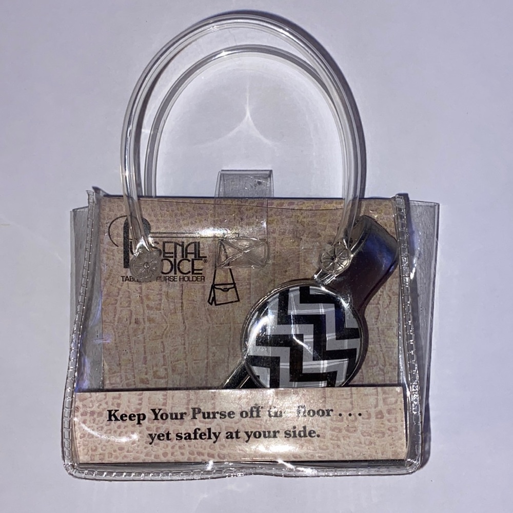 🔥NWOT - Pursenal Choice - Tabletop Purse Holder